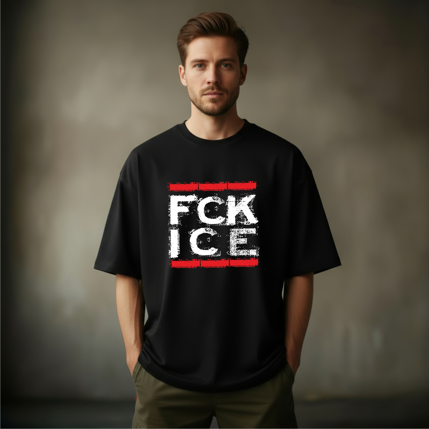 FCK ICE Protest Hoodie – Stanley/Stella | Abolish ICE Apparel USA