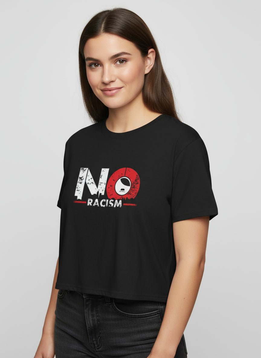 No Racism – Cropped Activist Tee - History Threads