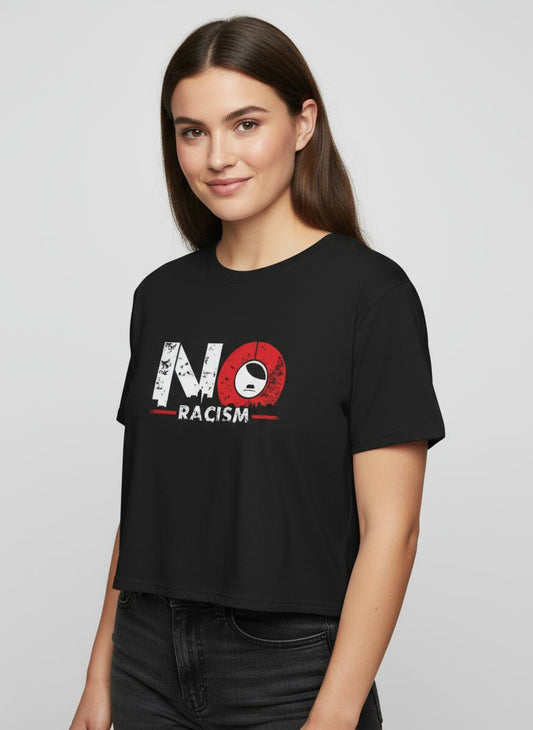No Racism – Cropped Activist Tee - History Threads