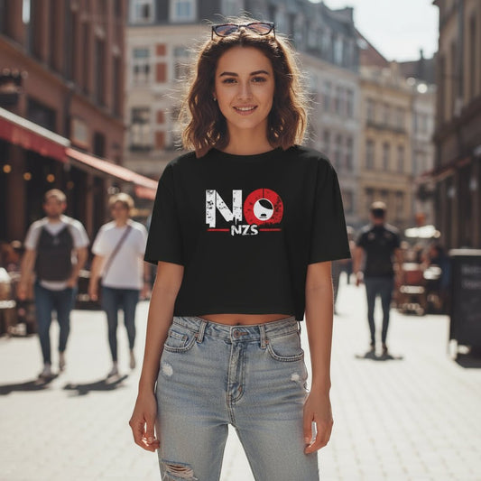 Resist Tee: Flowy Anti - Fascist Crop Top - History Threads